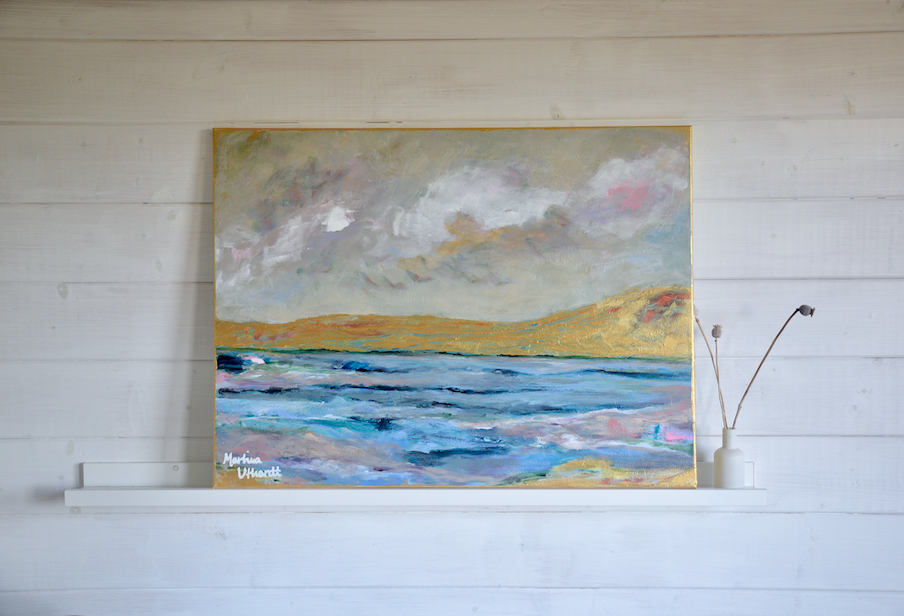 Morgonlycka vid havet -Morning bliss at the Sea