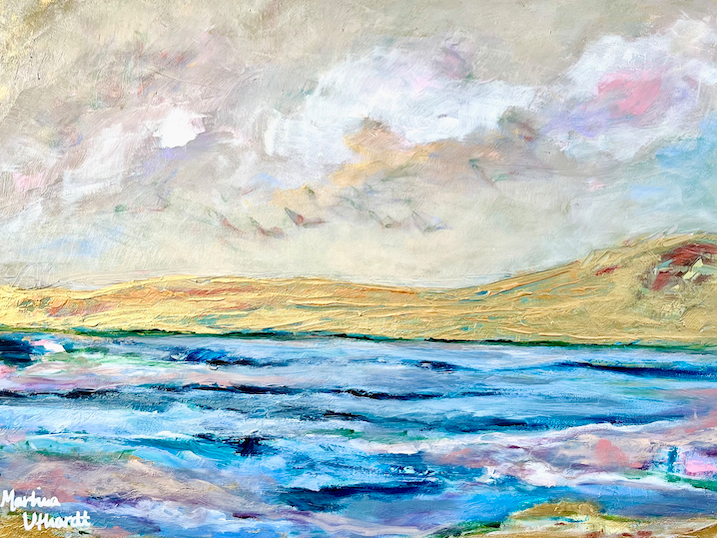 Morgonlycka vid havet -Morning bliss at the Sea