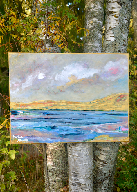 Morgonlycka vid havet -Morning bliss at the Sea