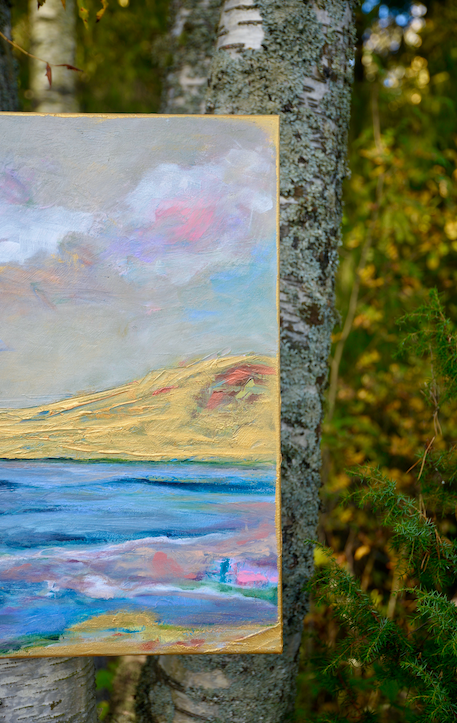 Morgonlycka vid havet -Morning bliss at the Sea